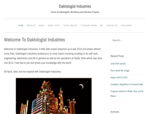 Tablet Screenshot of daktologistindustries.com